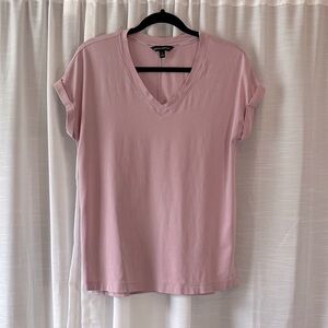 Banana Republic Pink V-Neck Women's Top